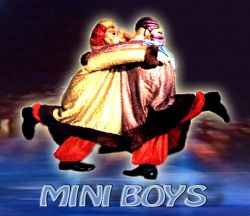 taneční show Mini boys